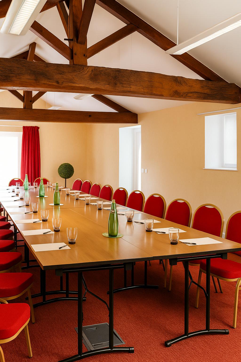 Le Château de la Corbe — salle en configuration séminaire